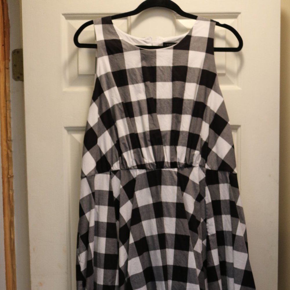 Checkered Sleeveless Dress